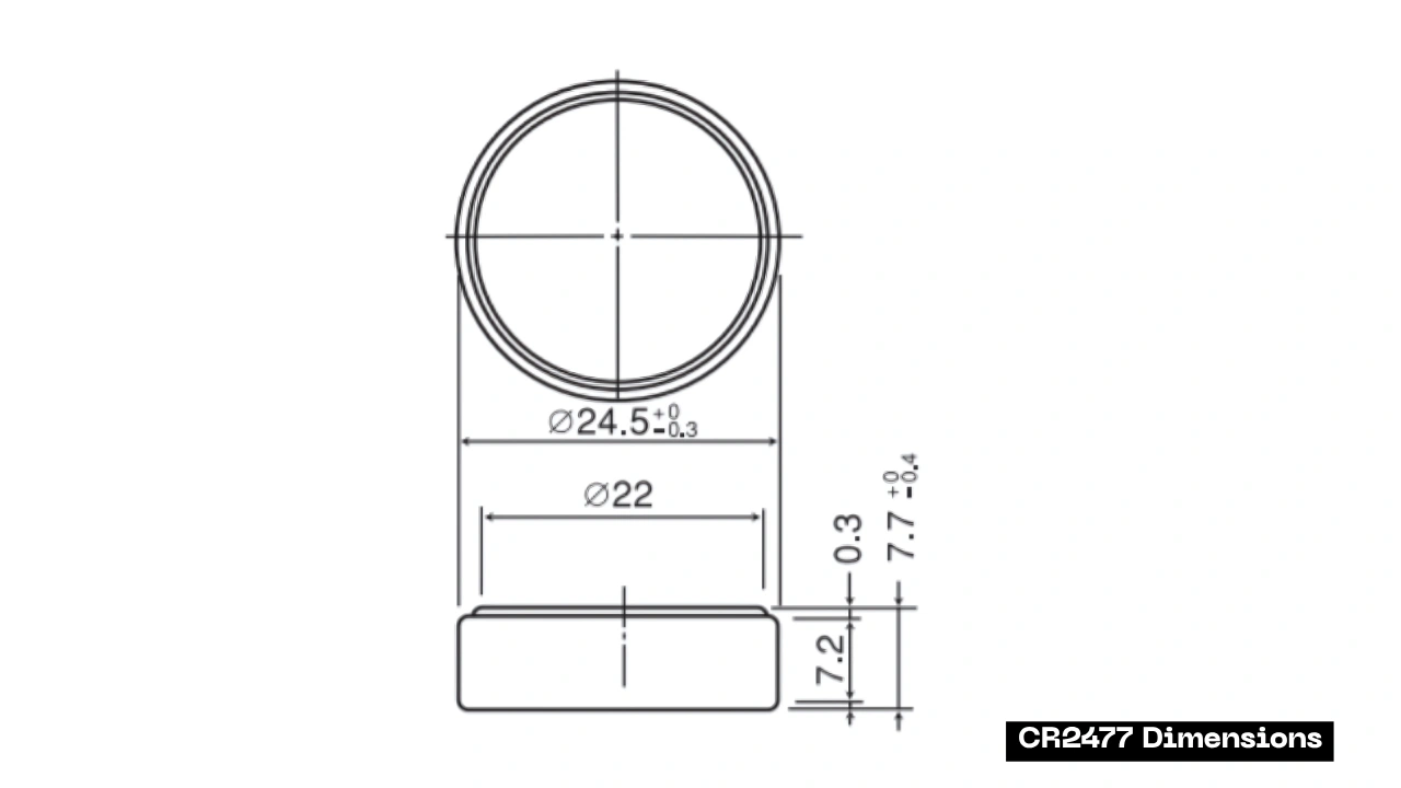 cr2477 battery specifications