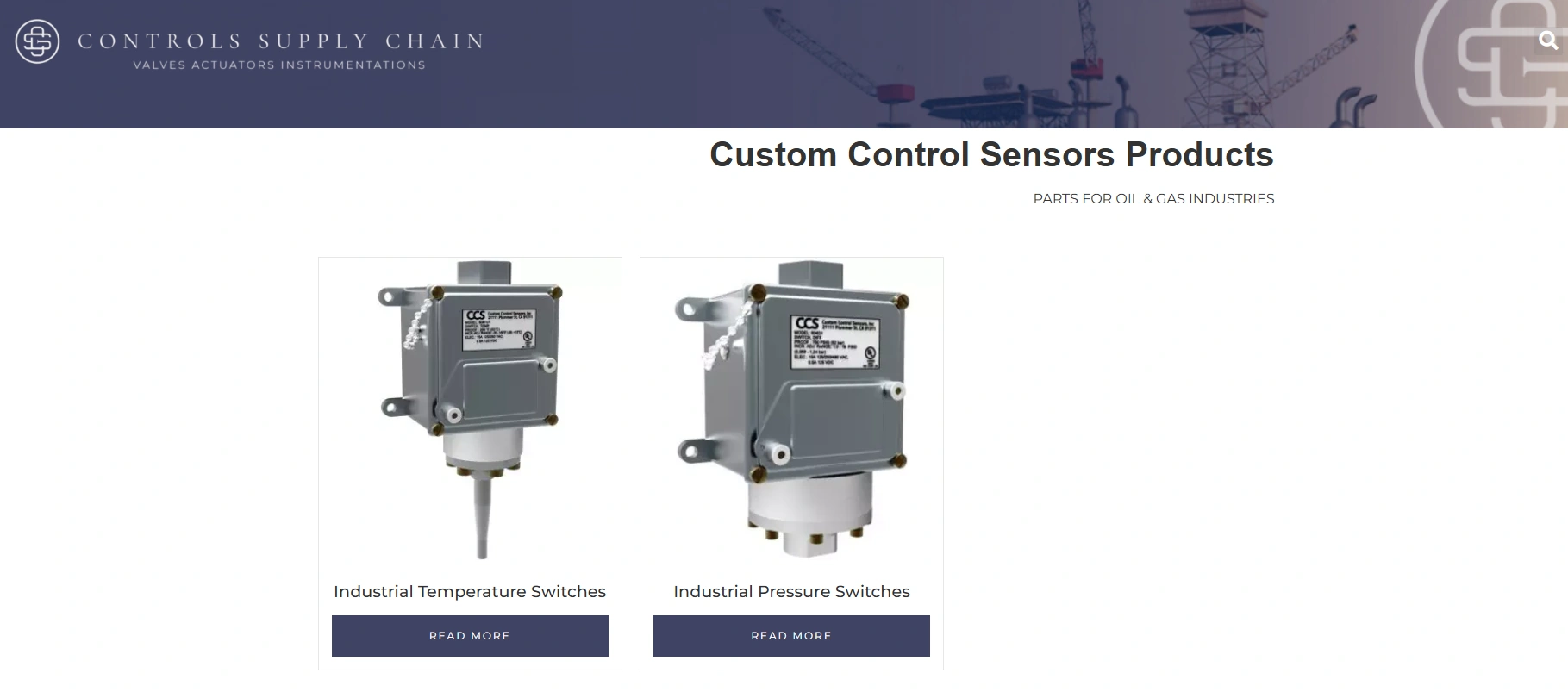 custom control sensors