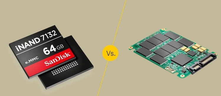 eMMC VS SSD: Which Are the Differences