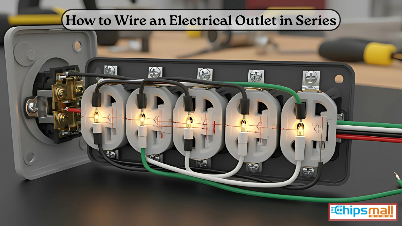 how to wire an electrical outlet in series