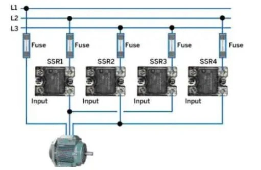 wiring diagram of a small solid state relay