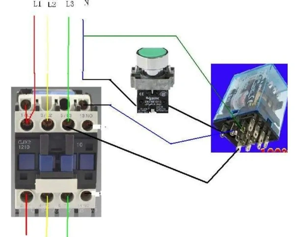 wiring diagram of relay